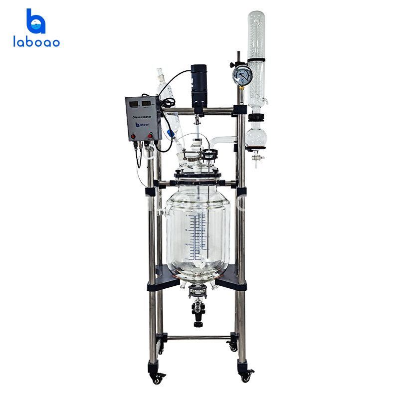 10-100L Reattore in vetro con rivestimento a tre strati