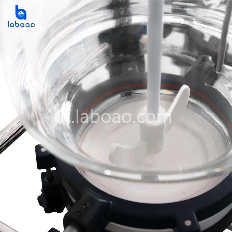 Reattore di filtrazione in vetro rivestito 20L 30L per la cristallizzazione dell'olio CBD