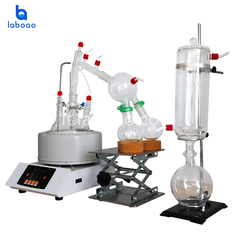 Kit di distillazione a percorso breve da 2 litri per l'estrazione dell'olio di CBD