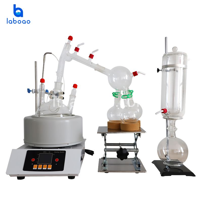 Sistema di kit di distillazione a percorso breve da 5 litri