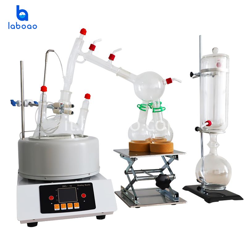 Sistema di kit di distillazione a percorso breve da 5 litri