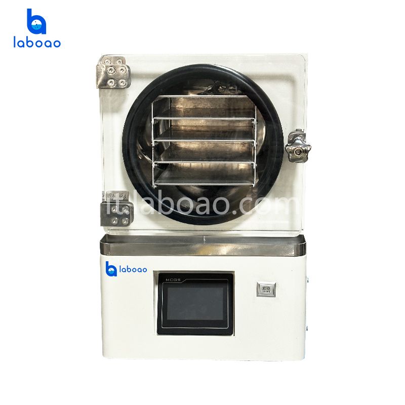 Liofilizzatore da banco mini con pompa del vuoto integrata