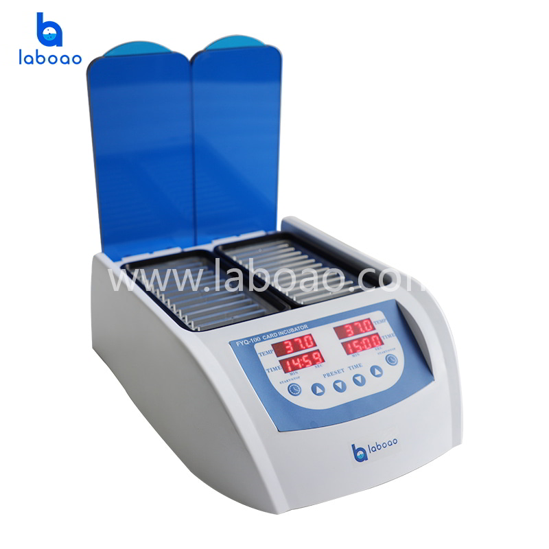 FYQ-100 Incubatore per schede con gel per centrifugazione della scheda del gruppo sanguigno