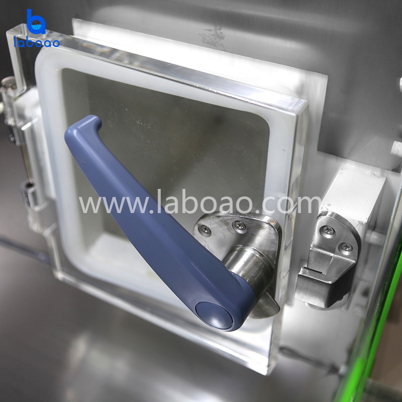 Incubatore anaerobico da laboratorio a doppia porta con display LCD