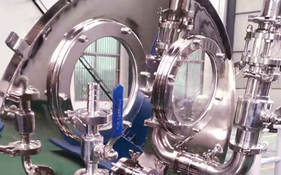 Estrattore centrifugo a etanolo per olio di canapa CBD dettaglio - Ampia finestra visibile, può osservare le condizioni di lavoro facilmente e chiaramente.