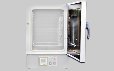 Incubatrice riscaldante per laboratorio serie LPL-DLT dettaglio - Design della porta di sicurezza addensato