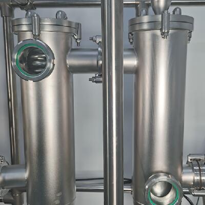 Impianto di distillazione molecolare in acciaio inossidabile per la distillazione di oli essenziali dettaglio - Condensatore + sistema di trappola fredda, design delle finestre, programma di processo del materiale facile da osservare, il gas si condensa in modo più completo